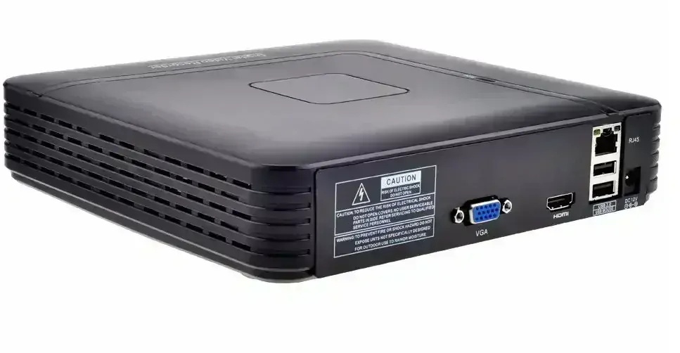 NVR Digitální záznamové zařízení pro 8 IP kamer H.265 ONVIF 8CH (4K / 8Mpx) HDMI