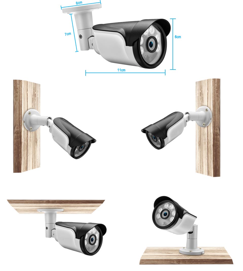Bezpečnostní Venkovní IP kamera QHD (2K) 4.0Mpx H.265 RJ-45 ONVIF