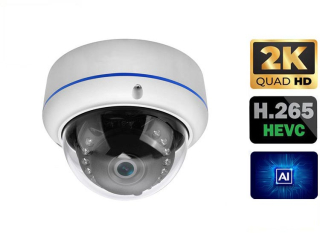 Venkovní IP kamera DOME QHD (2K) 4.0Mpx H.265 RJ-45 ONVIF AUDIO